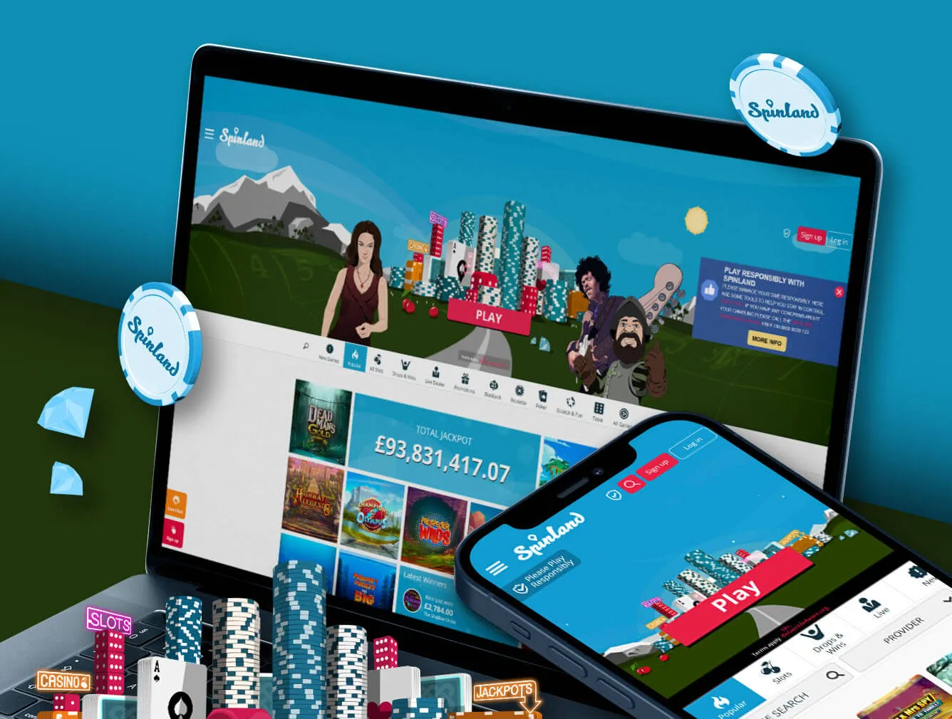 Spinland Casino App Screenshot
